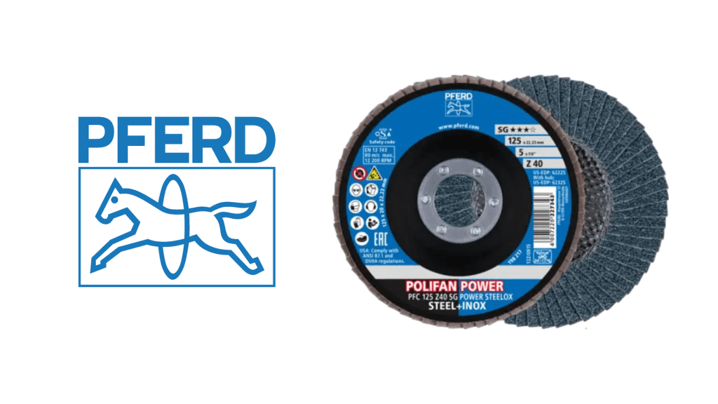 Disco de laminas lijadoras POLIFAN corindon de circonio Z SG POWER STEELOX