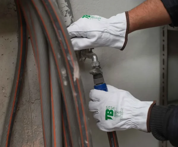 Guante de piel mecánico y térmico calor 160IBSZ