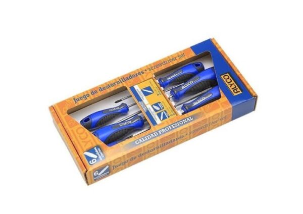 JUEGO DESTORNILLADORES 6 PIEZAS ALYCO