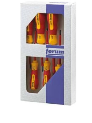 JUEGO DESTORNILLADORES AISLADOS 1000 V 6 PIEZAS FORUM