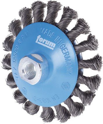 CEPILLO ALAMBRE CONICO TRENZADO 100/M14 FORUM 4236705010