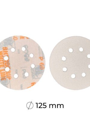 DISCO LIJA CON VELCRO 125 MM. GRANO P-800