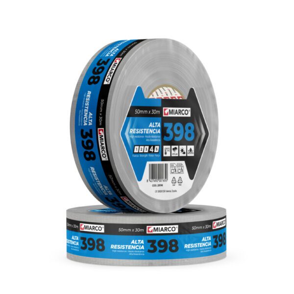 CINTA AMERICANA 398 PLATA PVC 50 MM  X 10 M