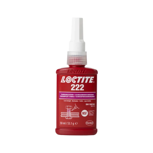 LOCTITE 222 FIJADOR DE TORNILLOS, BOTE 50 ML