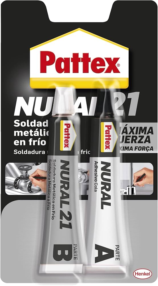 PEGAMENTO NURAL-21 22 ML. SOLDADURA EN FRIO - MAXIMA FUERZA