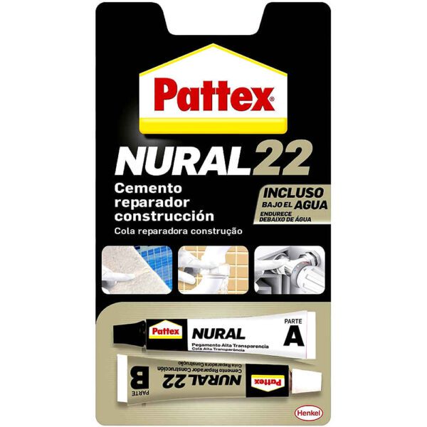 PEGAMENTO NURAL-22 25 ML. - CEMENTO REPARADOR BAJO EL AGUA