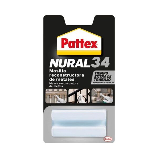 PEGAMENTO NURAL-34 50 GRS. MASILLA RECONSTRUCTORA DE METALES