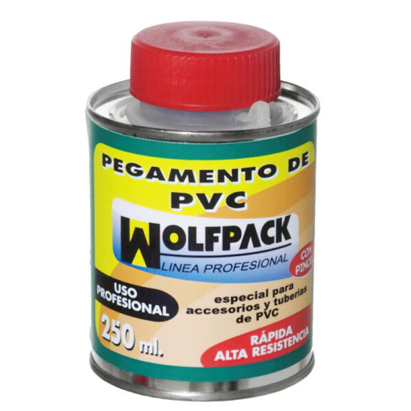 PEGAMENTO PARA PVC, 250ML CON PINCEL