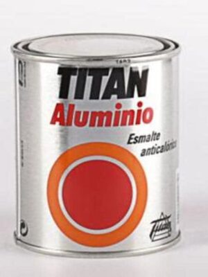 PINTURA ANTICALORICA TITAN, 750 ML ALUMINIO