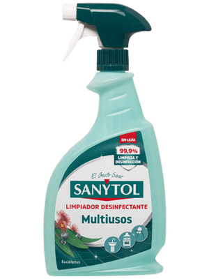 DESINFECTANTE CON PISTOLA MULTIUSOS SANYTOL, 750 ML