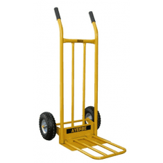 CARRETILLA ALMACEN BASE PLEGABLE BULLDOG CON RUEDA MACIZA