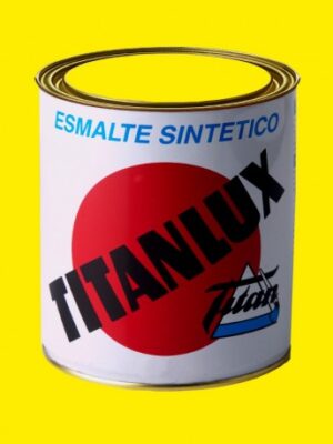 PINTURA ESMALTE INDUSTRIAL SINTETICA TITAN, 4 LTS. AMARILLO MOPU 531