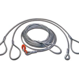 ESLINGA DE CABLE DE ACERO CON CASQUILLO PARA 2.120 KGS