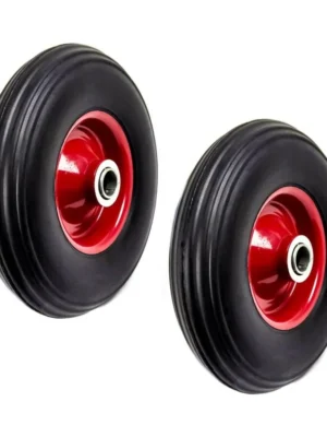 RUEDA PARA CARRETILLA MACIZA CON EJE 20X235