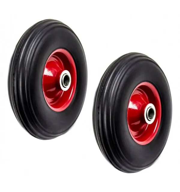 RUEDA PARA CARRETILLA MACIZA CON EJE 20X235