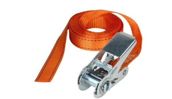SISTEMA CARRACA SIN FIN TCBZ25A DE 25MM X 5 MTS. COLOR NARANJA