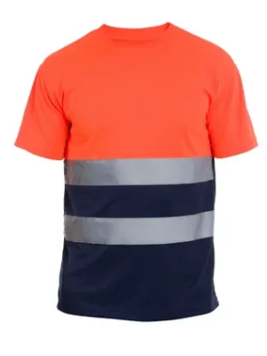CAMISETA LIGERA COMBINADA ALTA VISIBILIDAD MANGA CORTA HILL