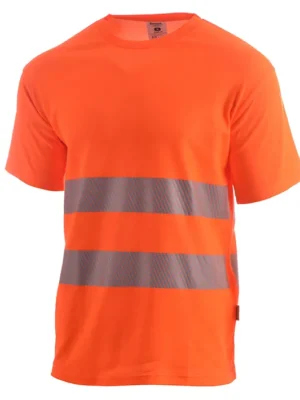 CAMISETA MANGA CORTA MONOCOLOR ALTA VISIBILIDAD FUNK