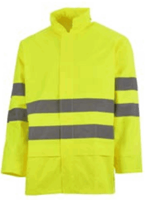 CAZADORA DE LLUVIA MONOCOLOR ALTA VISIBILIDAD DANCE