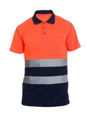 POLO MANGA CORTA ALTA VISIBILIDAD HEAVEN