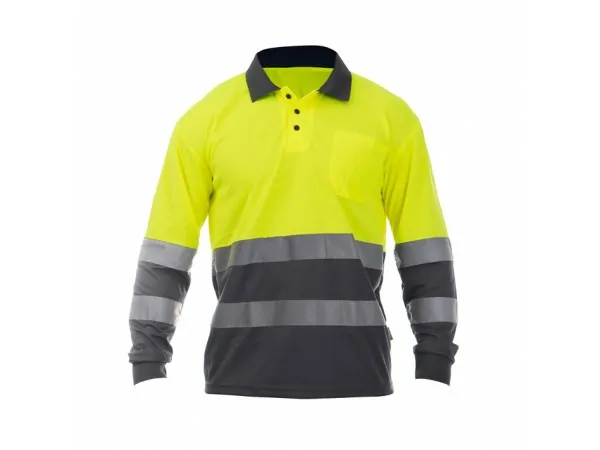 POLO ALTA VISIBILIDAD MANGA LARGA OCEAN