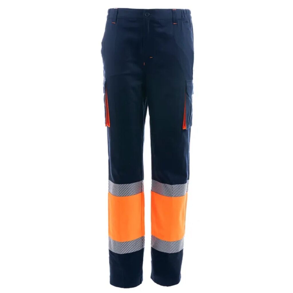 Pantalon Algodon Combinado AV Home HV Naranja Fluor Marino CATALOGO INVIERNO