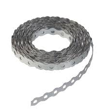 CINTA METALICA PERFORADA, ROLLO 10 MTS