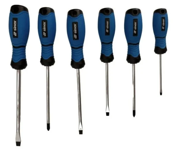 JUEGO 6 DESTORNILLADORES SINEX