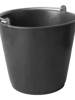 CUBO DE PLASTICO NEGRO DE 20 L FORUM