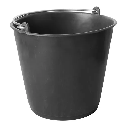 CUBO DE PLASTICO NEGRO DE 20 L FORUM