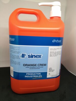 PASTA LIMPIAMANOS SINEX CITRO CREAM + DOSIFICADOR, 5 L