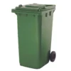 CONTENEDOR BASURA AMARILLO 2 RUEDAS POLIETILENO 120 L./60 KGS