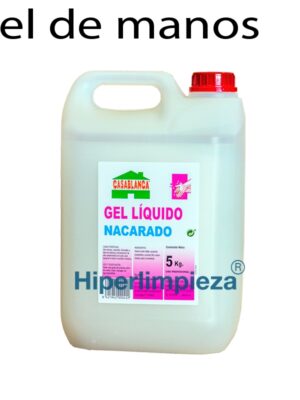 GEL DE MANOS NACARADO BLANCO 5 L